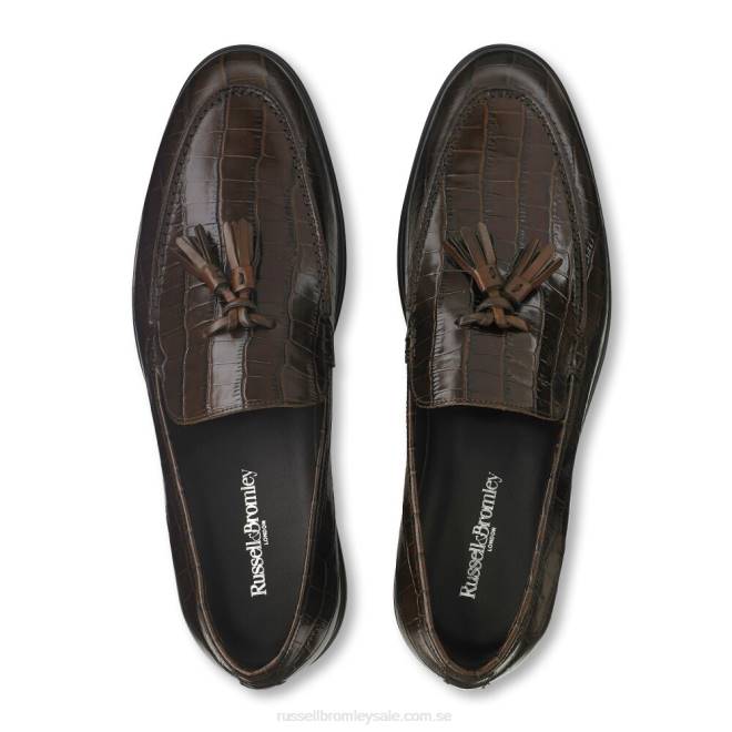 män brun Russell And Bromley tofs tofs loafer T4XZ560