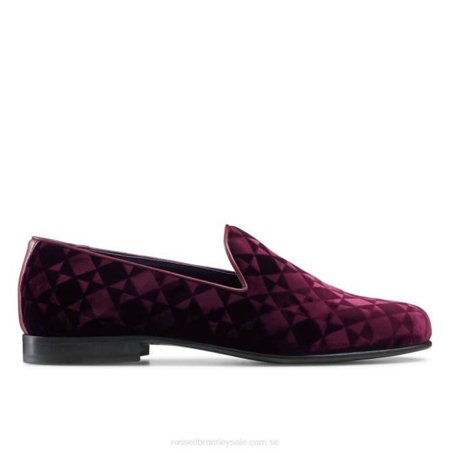 män röd Russell And Bromley basilika klänning slip on T4XZ579