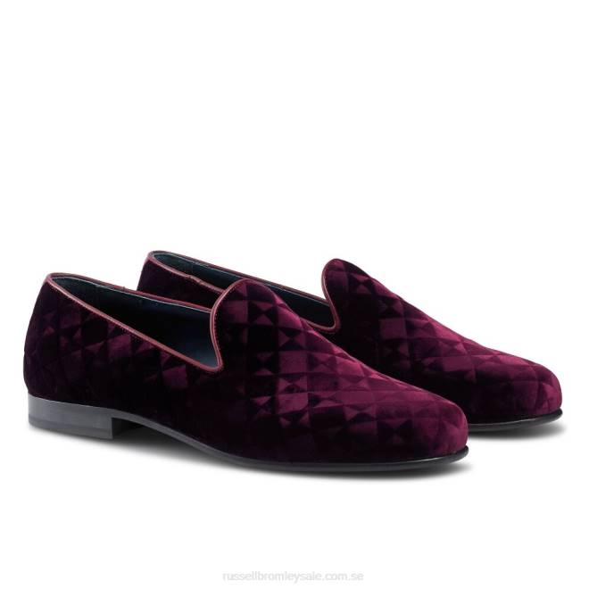 män röd Russell And Bromley basilika klänning slip on T4XZ579