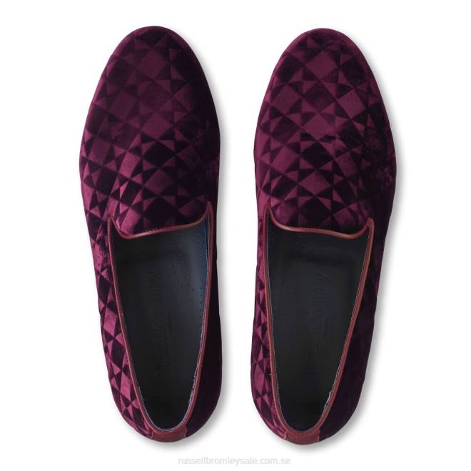 män röd Russell And Bromley basilika klänning slip on T4XZ579