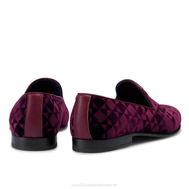 män röd Russell And Bromley basilika klänning slip on T4XZ579