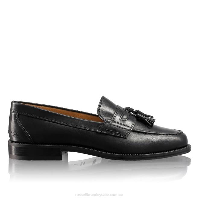 män svart Russell And Bromley keeble 3 tofs college loafer T4XZ549