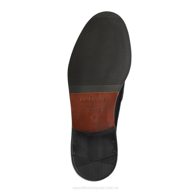 män svart Russell And Bromley keeble 3 tofs college loafer T4XZ549