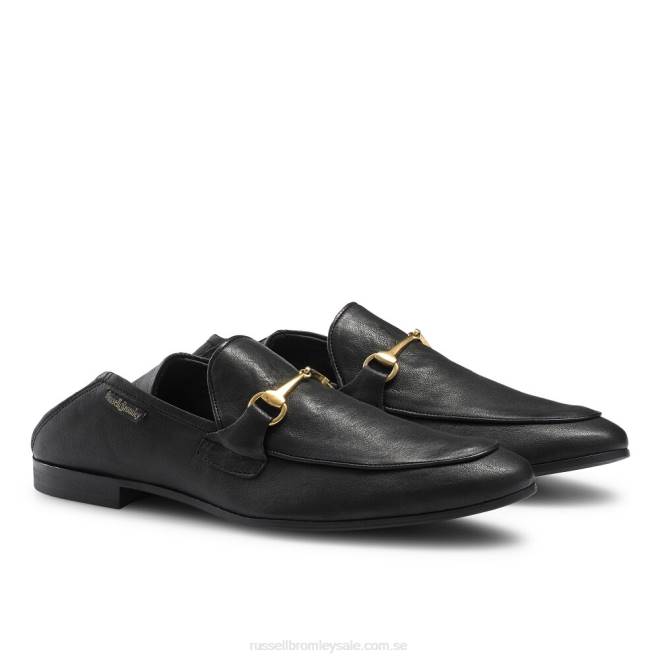 män svart Russell And Bromley loafer m snaffle loafer T4XZ550