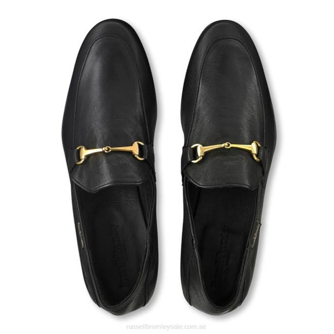 män svart Russell And Bromley loafer m snaffle loafer T4XZ550