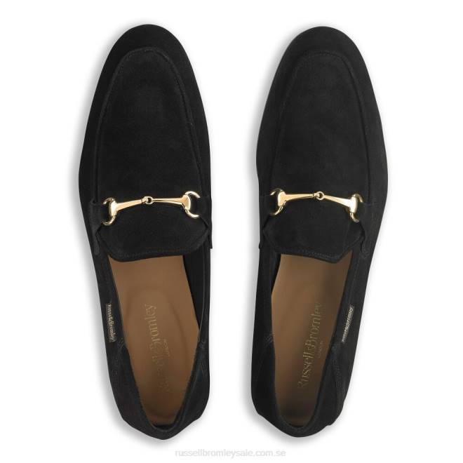 män svart Russell And Bromley loafer m snaffle loafer T4XZ552