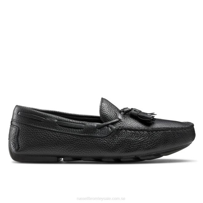 män svart Russell And Bromley monza tofs förare T4XZ494