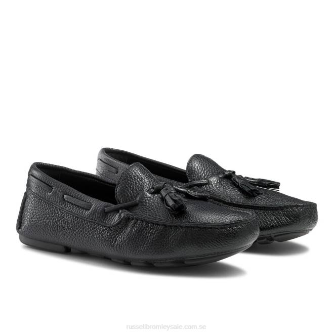 män svart Russell And Bromley monza tofs förare T4XZ494