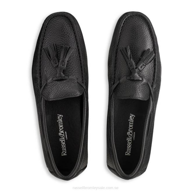 män svart Russell And Bromley monza tofs förare T4XZ494