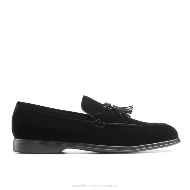 män svart Russell And Bromley tofs tofs loafer T4XZ574