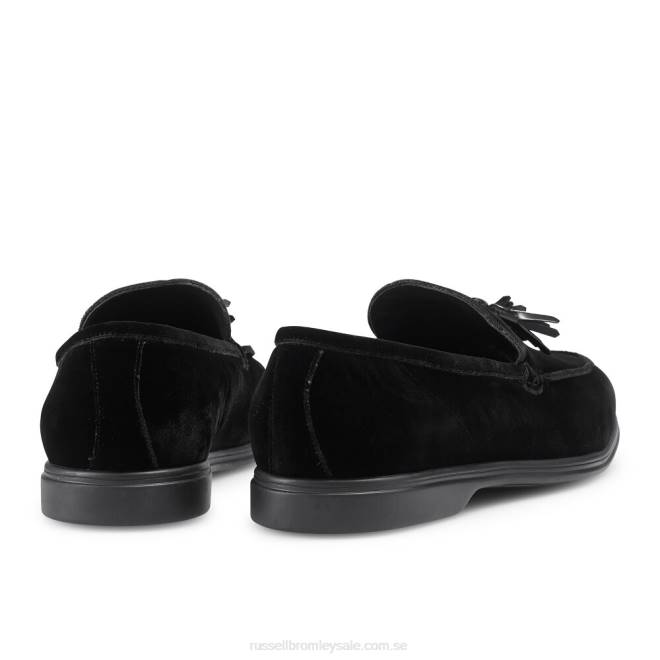 män svart Russell And Bromley tofs tofs loafer T4XZ574