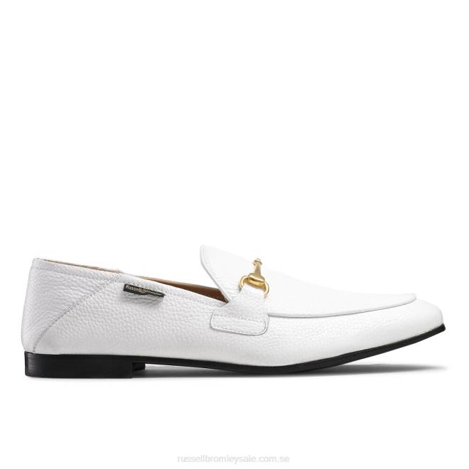 män vit Russell And Bromley loafer m snaffle loafer T4XZ571