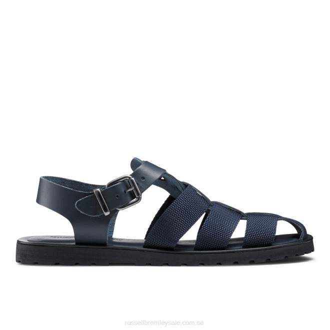 män blå Russell And Bromley fab fisher spännade tyg fiskare T4XZ531