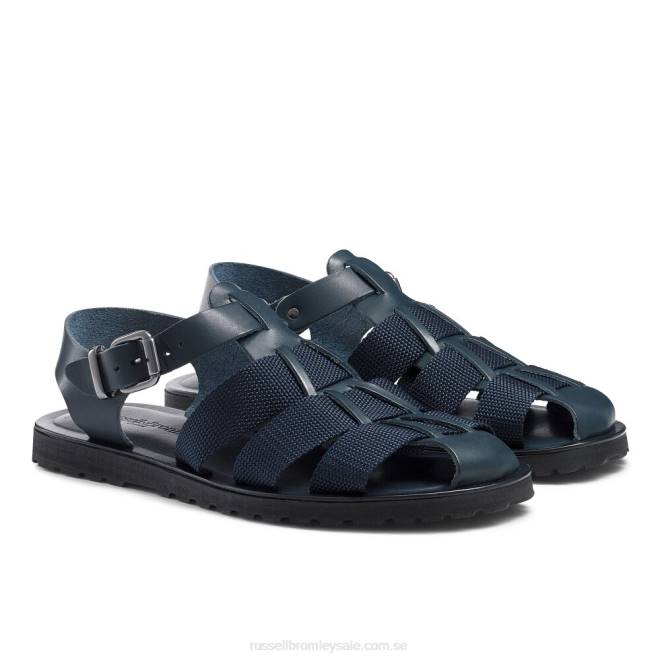 män blå Russell And Bromley fab fisher spännade tyg fiskare T4XZ531
