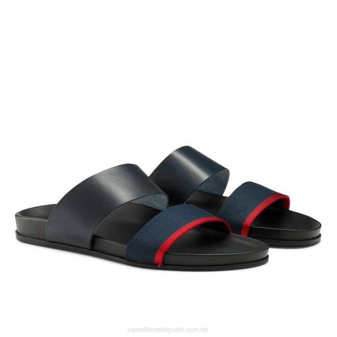 män blå Russell And Bromley fab line fotbäddssandal T4XZ537