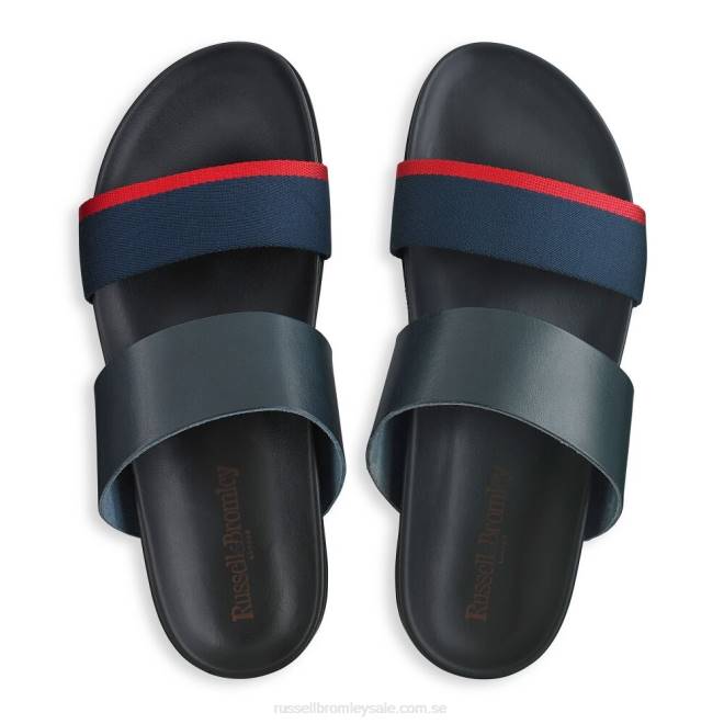 män blå Russell And Bromley fab line fotbäddssandal T4XZ537