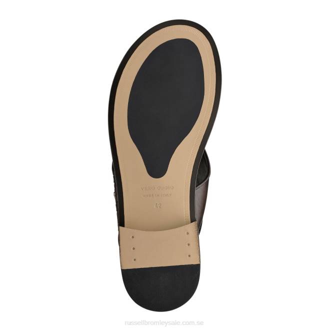 män brun Russell And Bromley arabisk sandal med tåstolpar T4XZ539