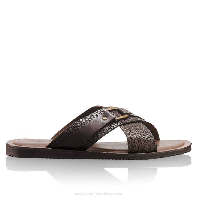 män brun Russell And Bromley dröm rutschkana sandal T4XZ527