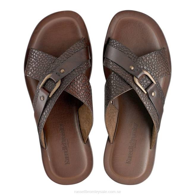 män brun Russell And Bromley dröm rutschkana sandal T4XZ527