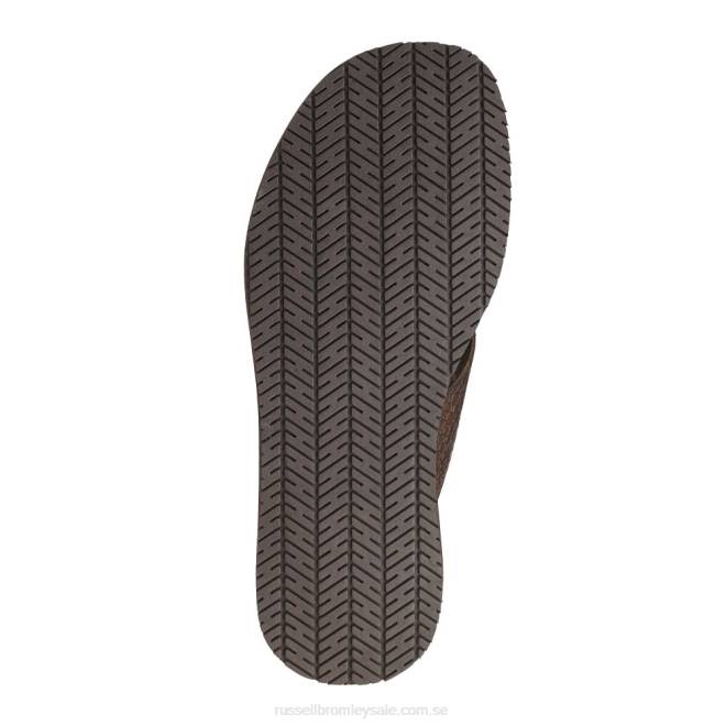 män brun Russell And Bromley dröm rutschkana sandal T4XZ527