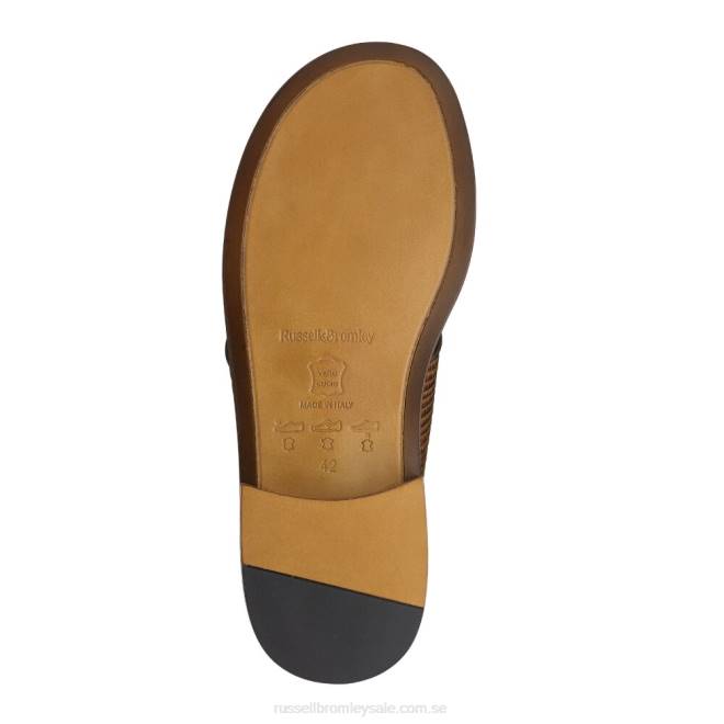 män brun Russell And Bromley perugia sandal med tåögle T4XZ525