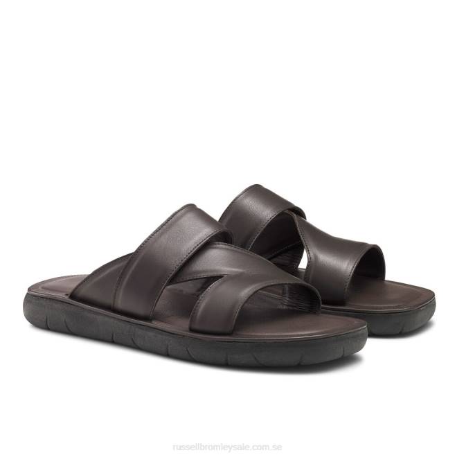 män brun Russell And Bromley zeus rutschkana sandal T4XZ521