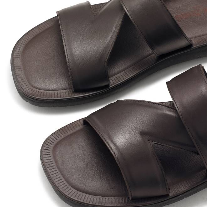 män brun Russell And Bromley zeus rutschkana sandal T4XZ521