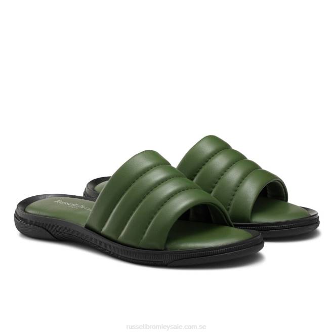 män grön Russell And Bromley lyxig rutschkana sandal T4XZ516