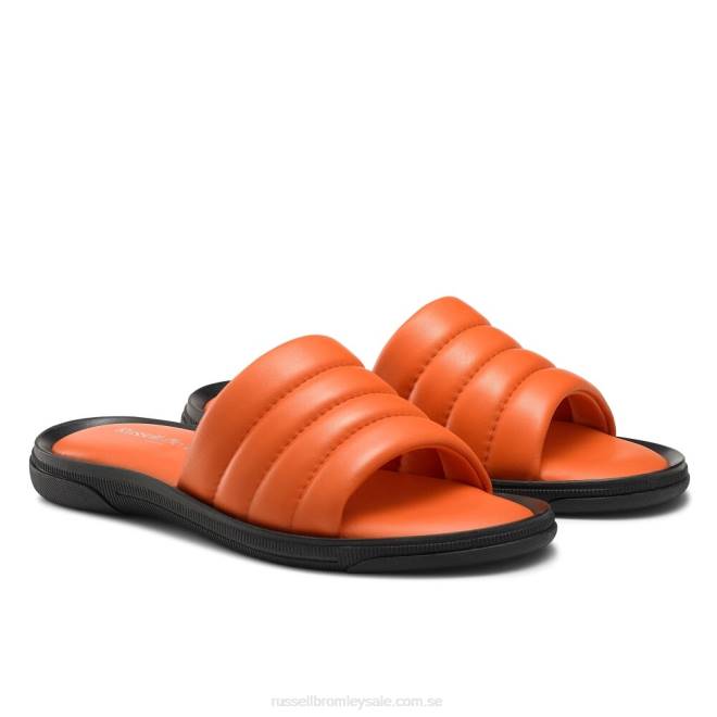 män orange Russell And Bromley lyxig rutschkana sandal T4XZ517
