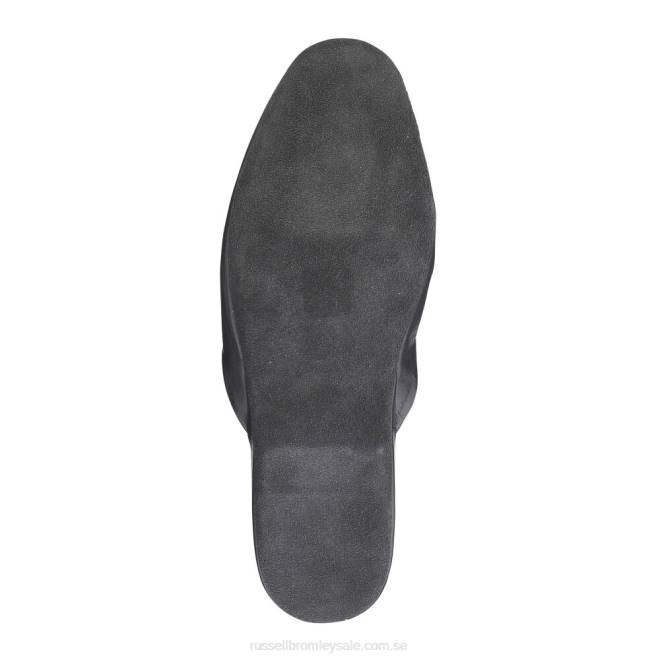 män svart Russell And Bromley dominic mule toffel T4XZ542