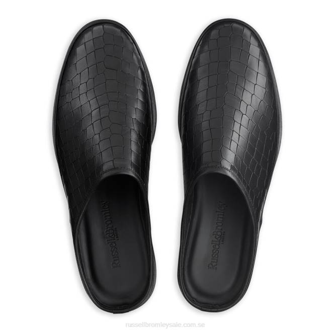 män svart Russell And Bromley san cataldo sneaker mule T4XZ544