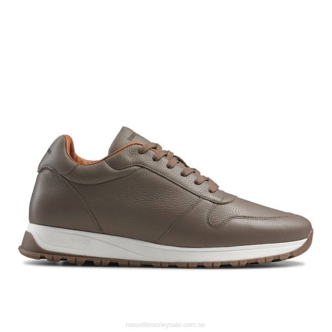 män beige Russell And Bromley bana snörning löpare T4XZ450