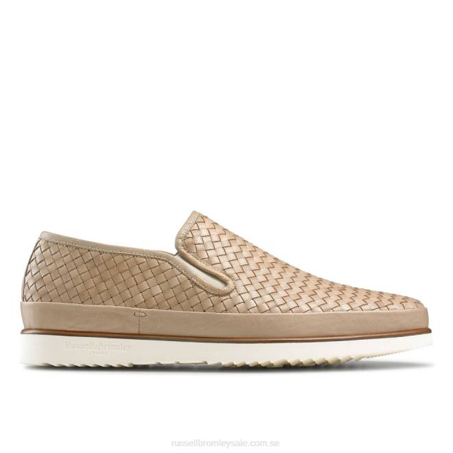 män beige Russell And Bromley sanmarino slip-on sneaker T4XZ435