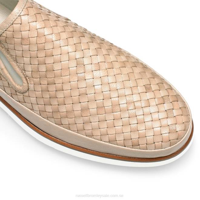 män beige Russell And Bromley sanmarino slip-on sneaker T4XZ435
