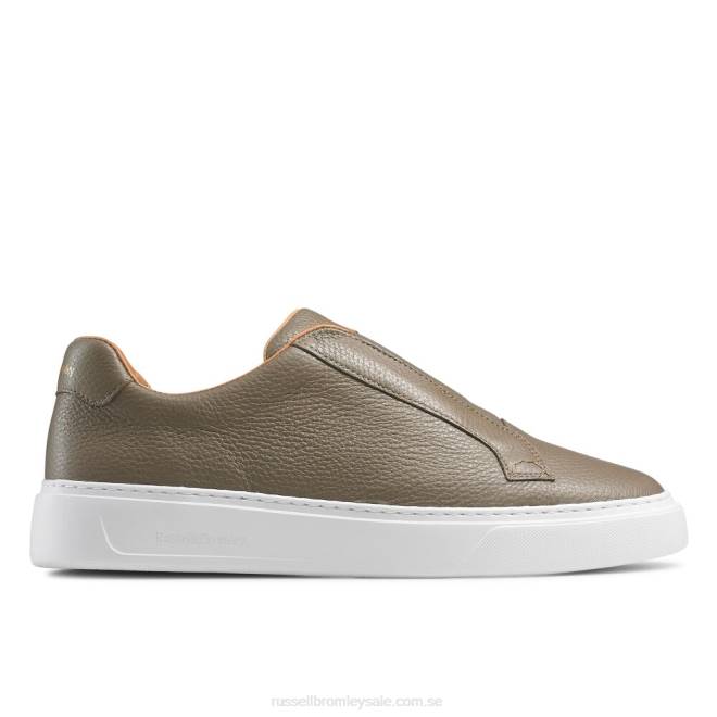 män beige Russell And Bromley slipway snörlösa sneaker T4XZ426