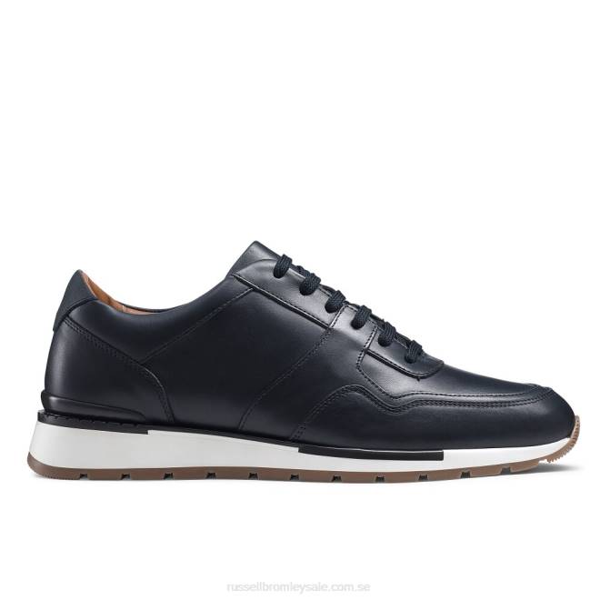 män blå Russell And Bromley lomond sneaker med snörning T4XZ462