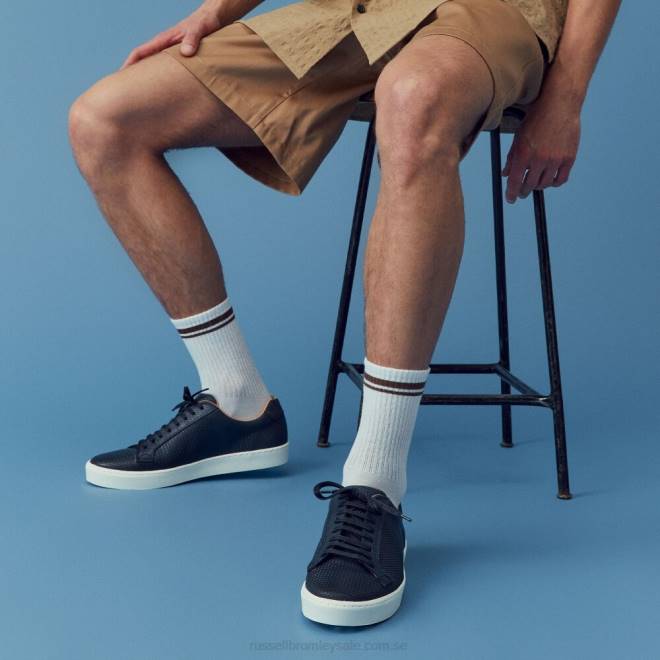 män blå Russell And Bromley park run low-top sneaker T4XZ459