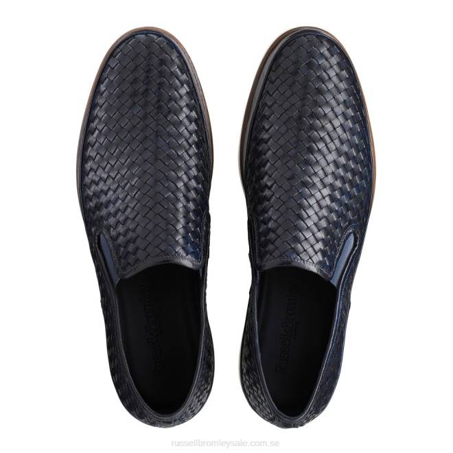 män blå Russell And Bromley sanmarino slip-on sneaker T4XZ434