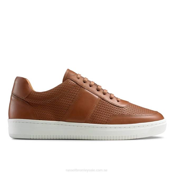 män brun Russell And Bromley bowery oxford sneaker med spets T4XZ478