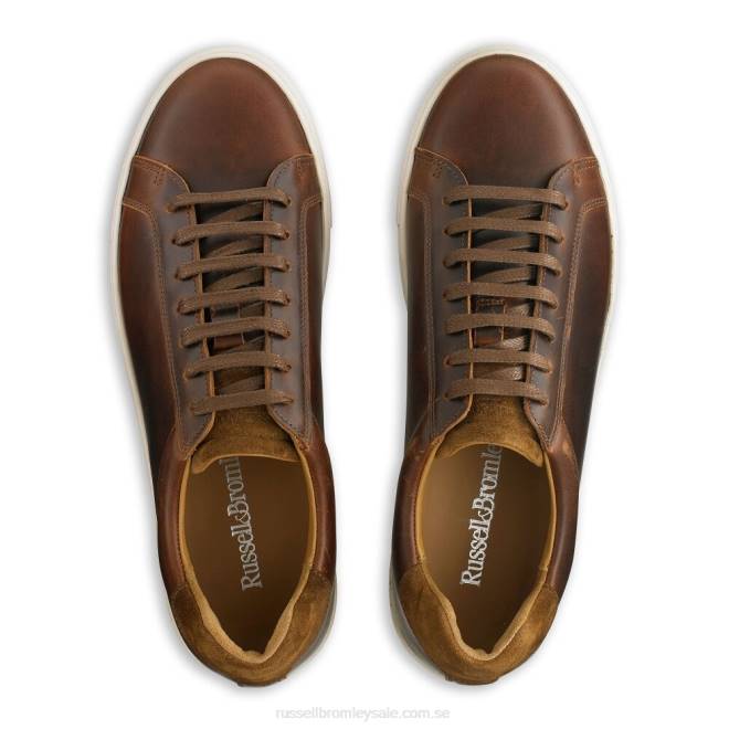 män brun Russell And Bromley downfield derby sneaker T4XZ453