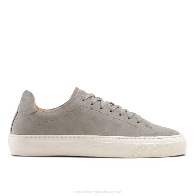 män grå Russell And Bromley out pace lyxsneaker T4XZ447