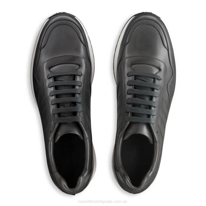 män grå Russell And Bromley run time lyxiga snörskor T4XZ465