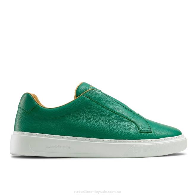 män grön Russell And Bromley slipway snörlösa sneaker T4XZ437