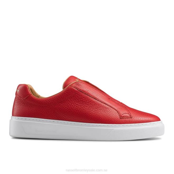 män röd Russell And Bromley slipway snörlösa sneaker T4XZ425