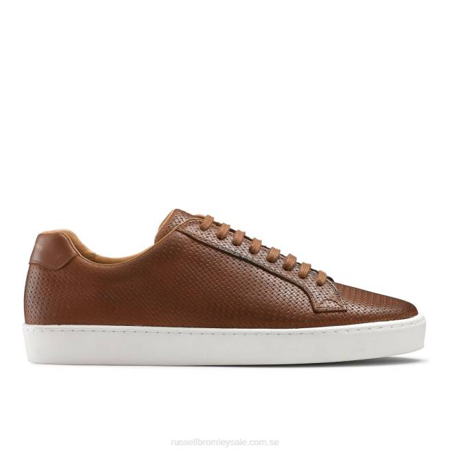 män solbränna Russell And Bromley park run low-top sneaker T4XZ461
