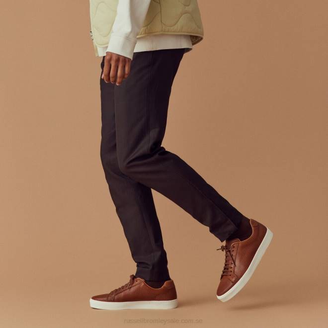 män solbränna Russell And Bromley park run low-top sneaker T4XZ461
