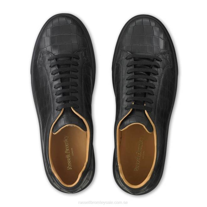 män svart Russell And Bromley laceway snörsko T4XZ449