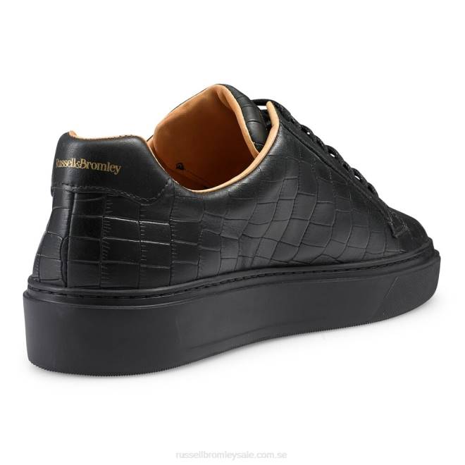 män svart Russell And Bromley laceway snörsko T4XZ449