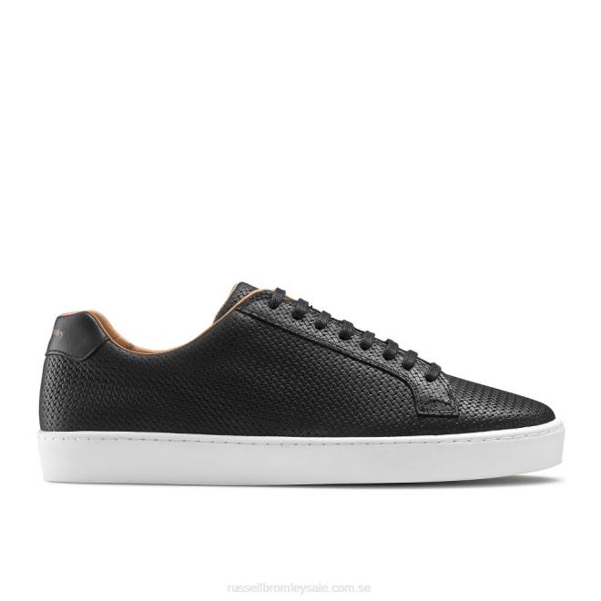 män svart Russell And Bromley park run low-top sneaker T4XZ458