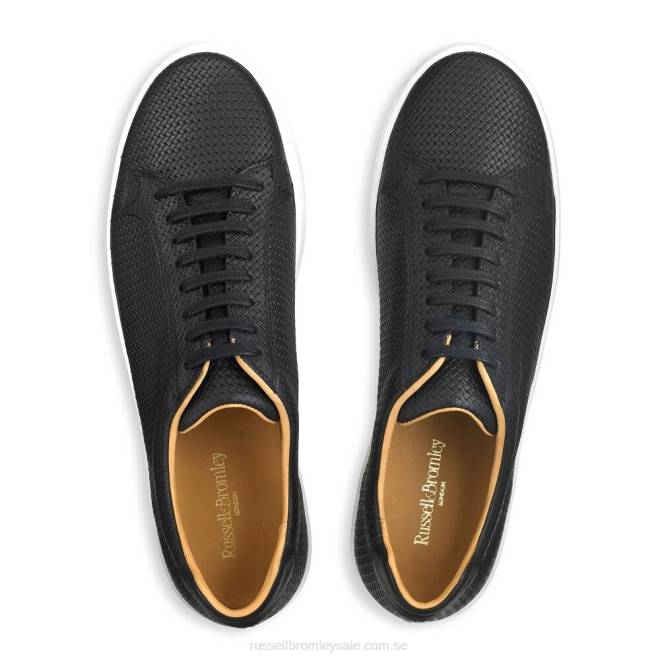 män svart Russell And Bromley park run low-top sneaker T4XZ458
